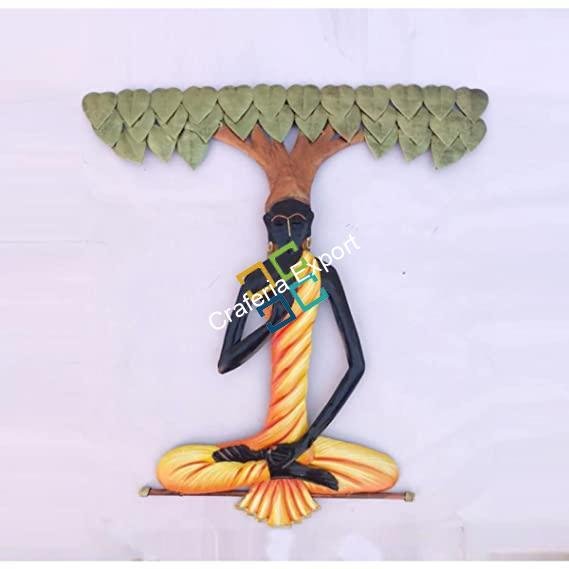 Buddha Head with leave keyholder / keyhook ( 5 Hooks ) - Image 2