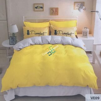 Sophisticated  Double Bedsheet with 2 Pillow Covers(set of 3)