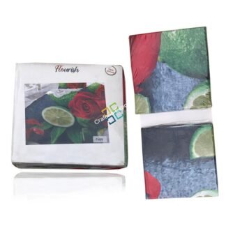 Elegant microfiber single bedding with pillow cover 1pc