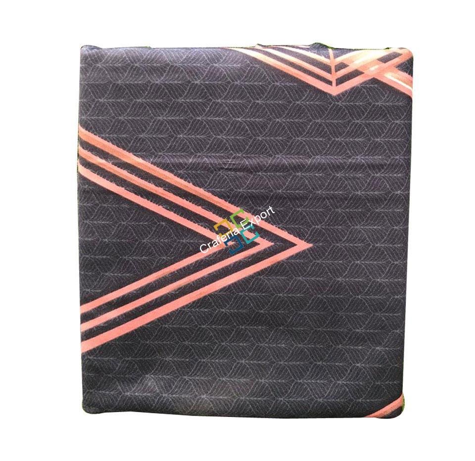 Rhombus shape double bedsheet for home decor/room (with 2 pillow cover) - Image 3