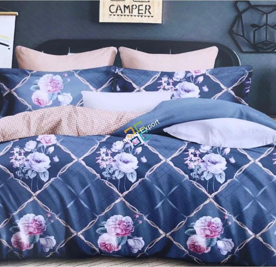 Floral printed double bedsheets for home decor