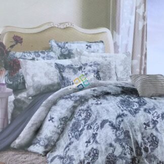 4 pcs set Beautiful floral printed double bedsheet for home decor