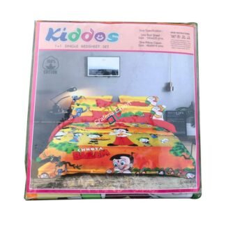 Cartoon printed 1+1 single  bedsheet set  for kids/home decor