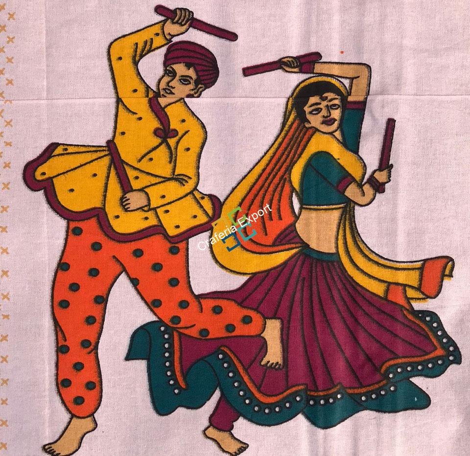 Ethnic Cotton Printed King Size Bedsheet With 2 Pillow Covers For Home Decor - Image 5