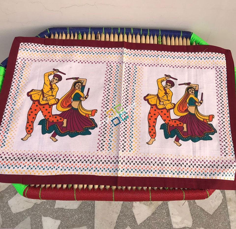 Ethnic Cotton Printed King Size Bedsheet With 2 Pillow Covers For Home Decor - Image 7