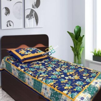 Premium Quality  single Bedsheet with two pillow covers