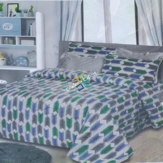 Printed and Comfortable king Size Bedsheet with two pillow cases