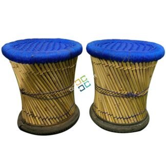 Round Handmade Mudha Set For Home Office Garden Outdoor