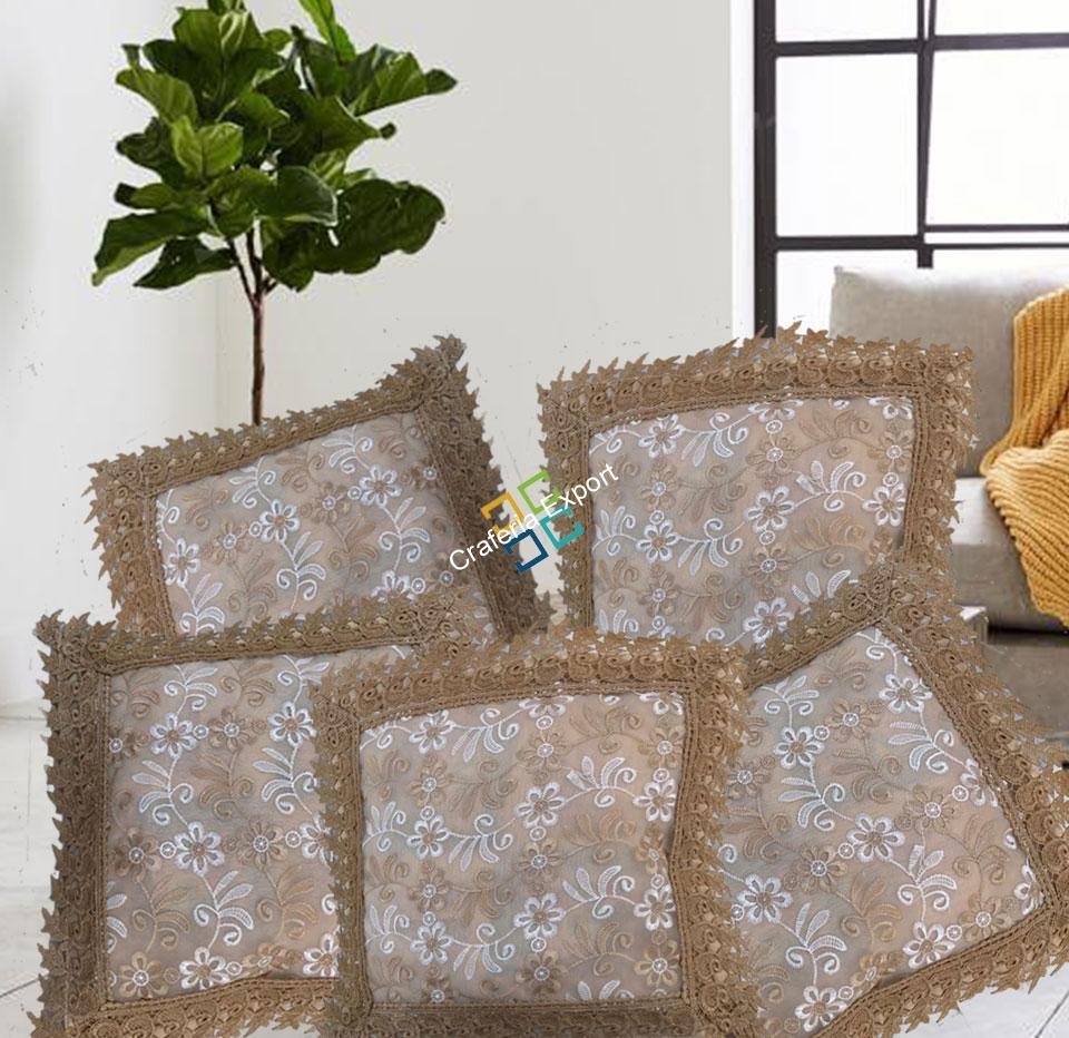 classical Throw Handmade Pillow Covers Cases (set of 5) - Image 2