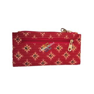 Trendy Stylish Cotton purse wallet /pouch with ikat printed