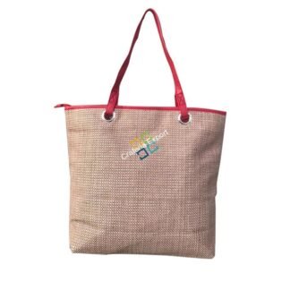 Trendy jute Canvas shoulder/handbag