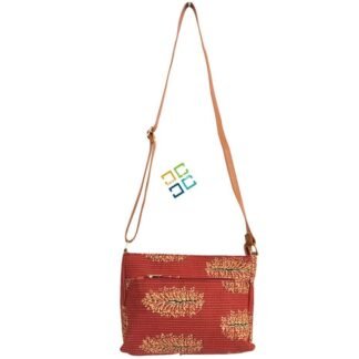 Ikkat Printed Slingbag/Crossbody Bag For Women & Girls