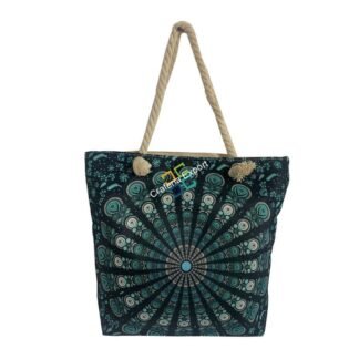 Mandala printed shoulder handbags for ladies