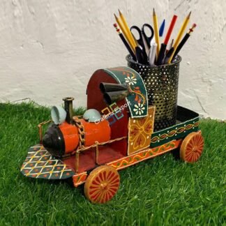 Ethnic Army Print Engine Styled Pen Stand/Multipurpose stand/gift item/home decor