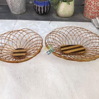 Eco-Friendly Cane Fruit Basket/Hamper Basket For Home, Hotel and Restaurant Decor