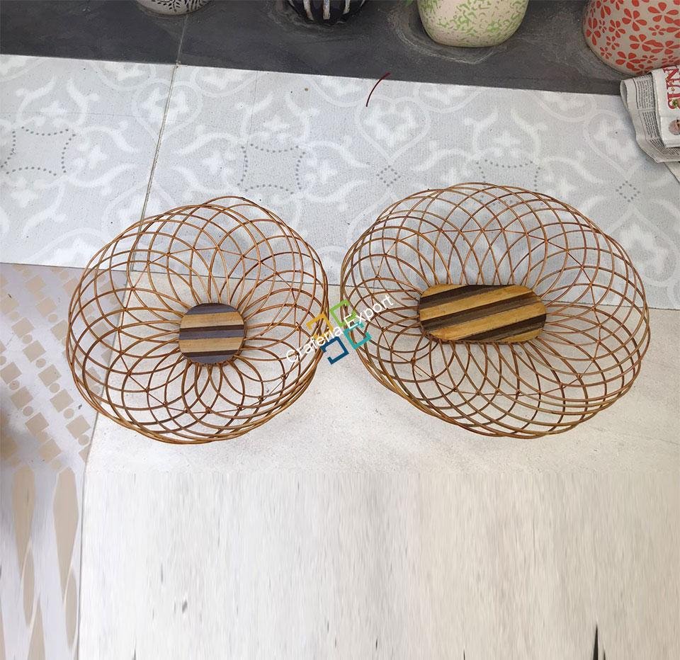 Eco-Friendly Cane Fruit Basket/Hamper Basket For Home, Hotel and Restaurant Decor - Image 4