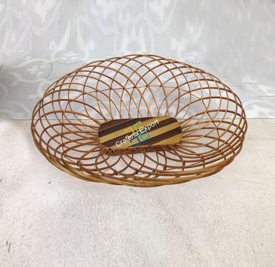 Eco-Friendly Cane Fruit Basket/Hamper Basket For Home, Hotel and Restaurant Decor - Image 5