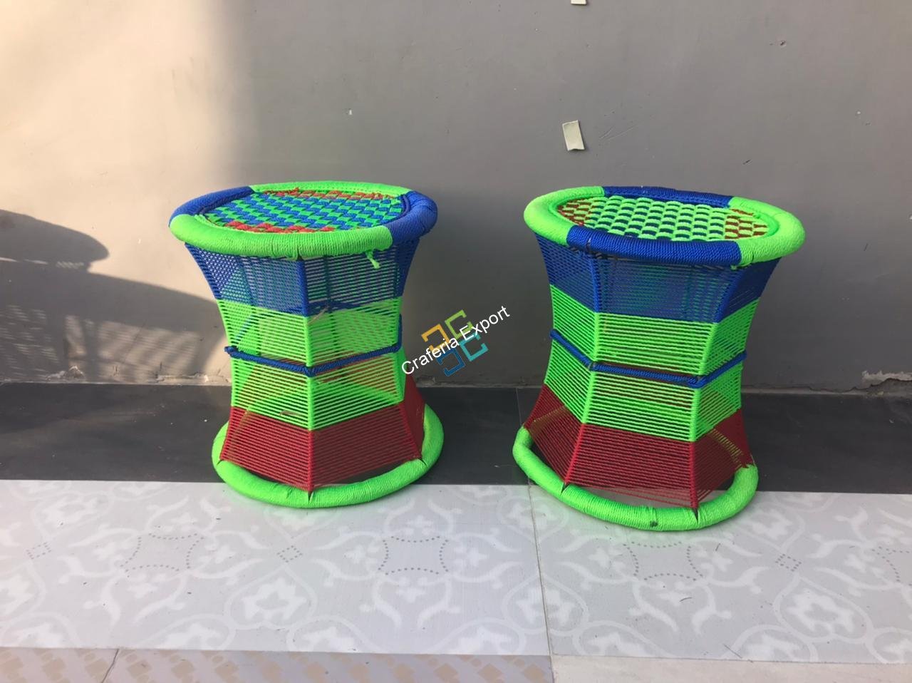 Cane Stool Mudha Sitting / Chair for Indoor/Outdoor - Image 8