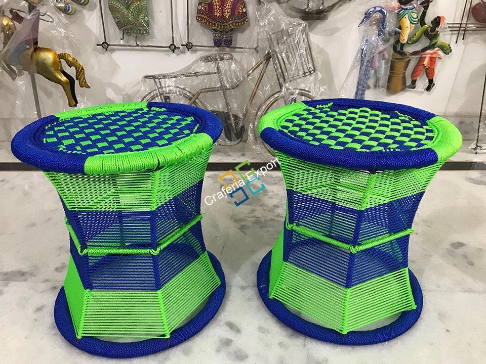 Cane Stool Mudha Sitting / Chair for Indoor/Outdoor - Image 9