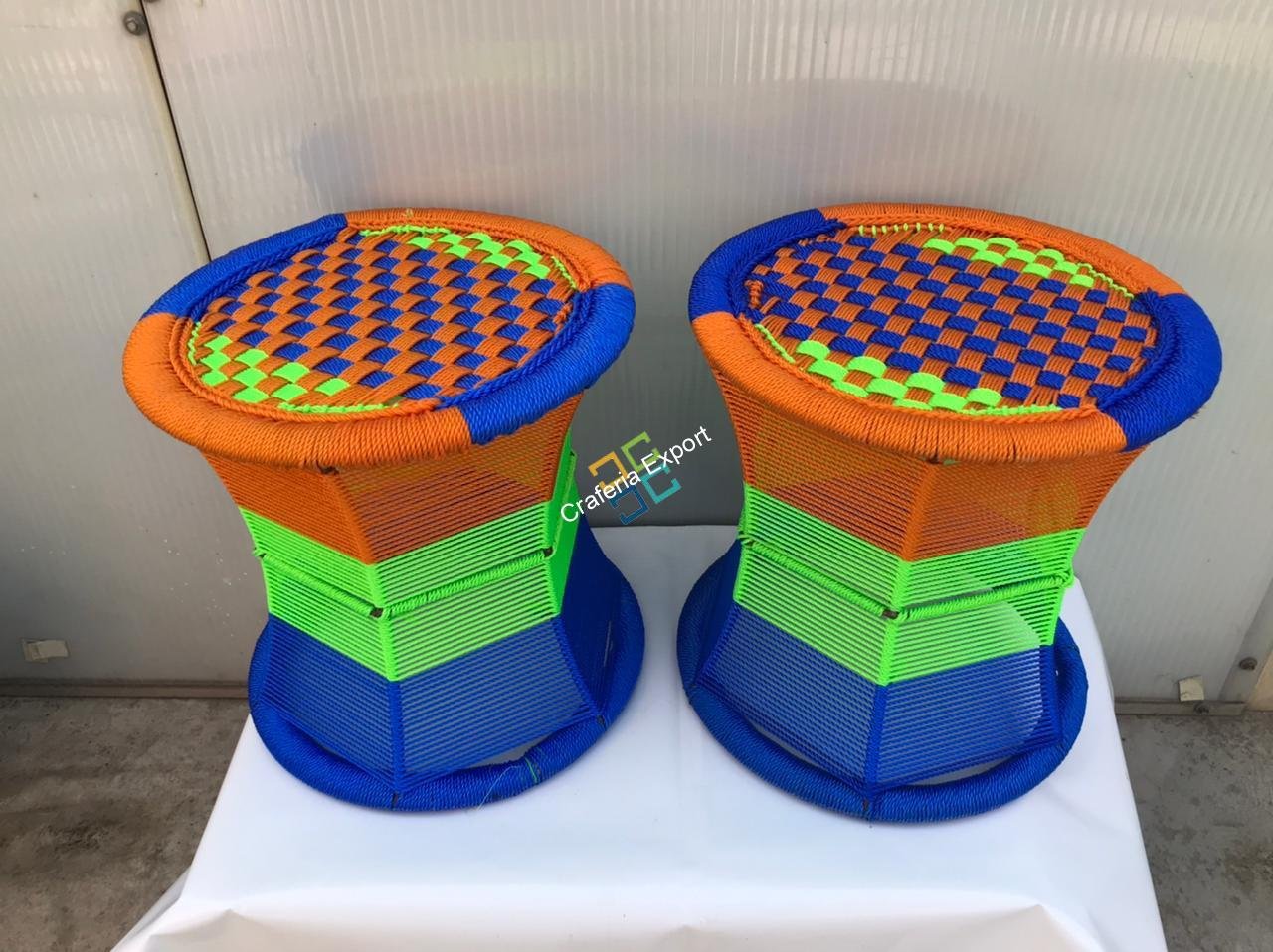 Cane Stool Mudha Sitting / Chair for Indoor/Outdoor - Image 6