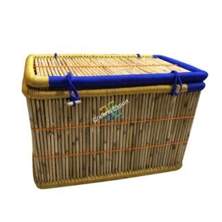 Bamboo Muticolour laundry Basket for multi-use (Large Size)