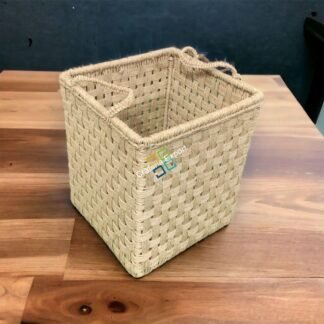 Handcrafted Long Laundry Hamper Storage Basket