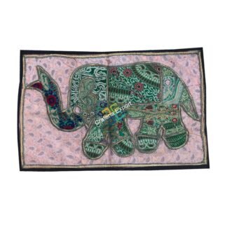 Embroidery patchwork Table cloth/Table Runner with Elephant print