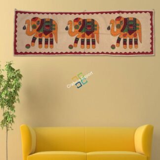 Elephant Printed Cotton Wall hanging /Table Covers/Runner