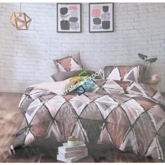 Printed double bedsheet with two pillow cover/ cotton bedding