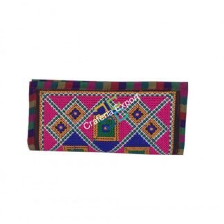 Jaipuri Embroided Stylish Zipper Wallet/Clutch For Women & Girls