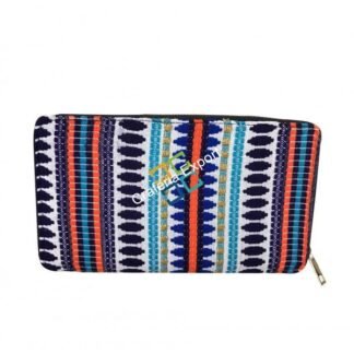 Stylish Jacquard Patterned Clutch/Wallet For Women & Girls
