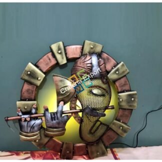 Amazing traditional Ganesha flute wall hanging for wall decor-LED