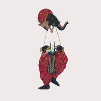 Wonderful Lord ganesha with manjeera wall hanging showpiece for wall decor