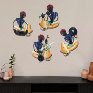 Excellent handicraft home decor showpiece Indian Rajasthani style (set of 4 pcs)