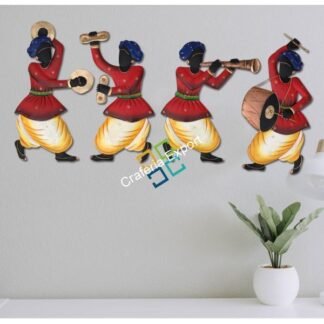 Indian Rajasthani Musician wall hanging / Wall Art Decor set of 4