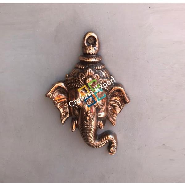Ethnic Wall hanging metal Ganesha idol showpiece/ gift items - Image 3