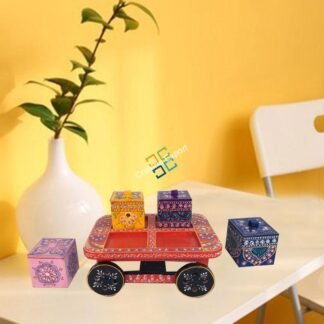 Unique handcrafted serving Trolley /kart for kitchen and dinning table / gifts