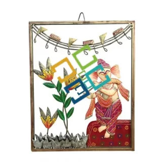 Bansuri Ganesh Wall Hanging Handicraft For Home decor And Gift Items