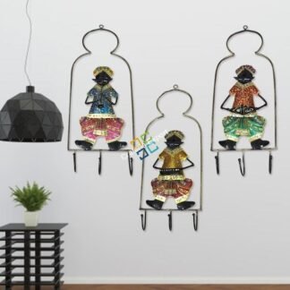 Rajasthan Tradition Stlyed Musical Man key Hanger/Wall decor/Gift Item Set of 3