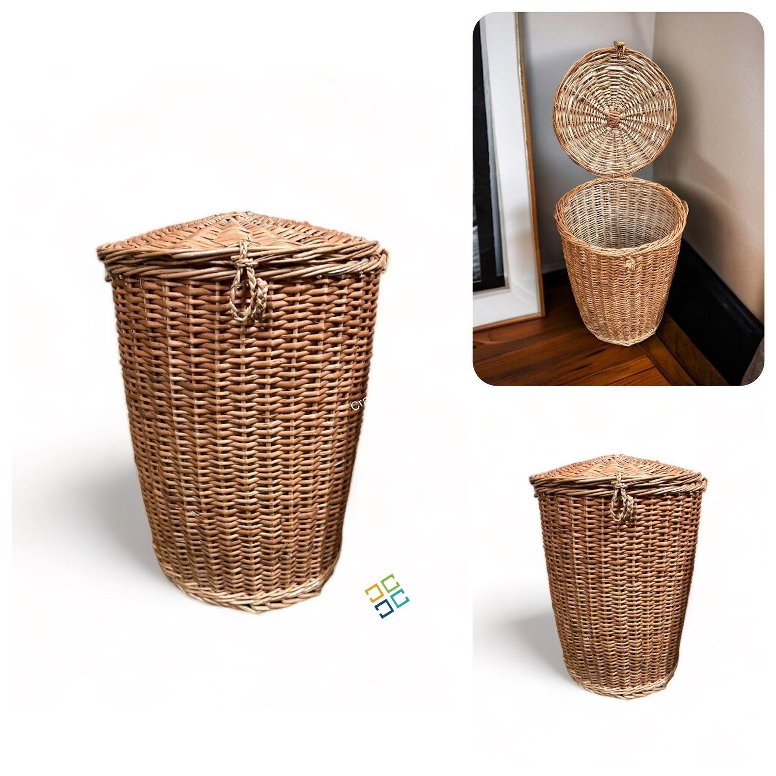 Cane Storage Round Baskets