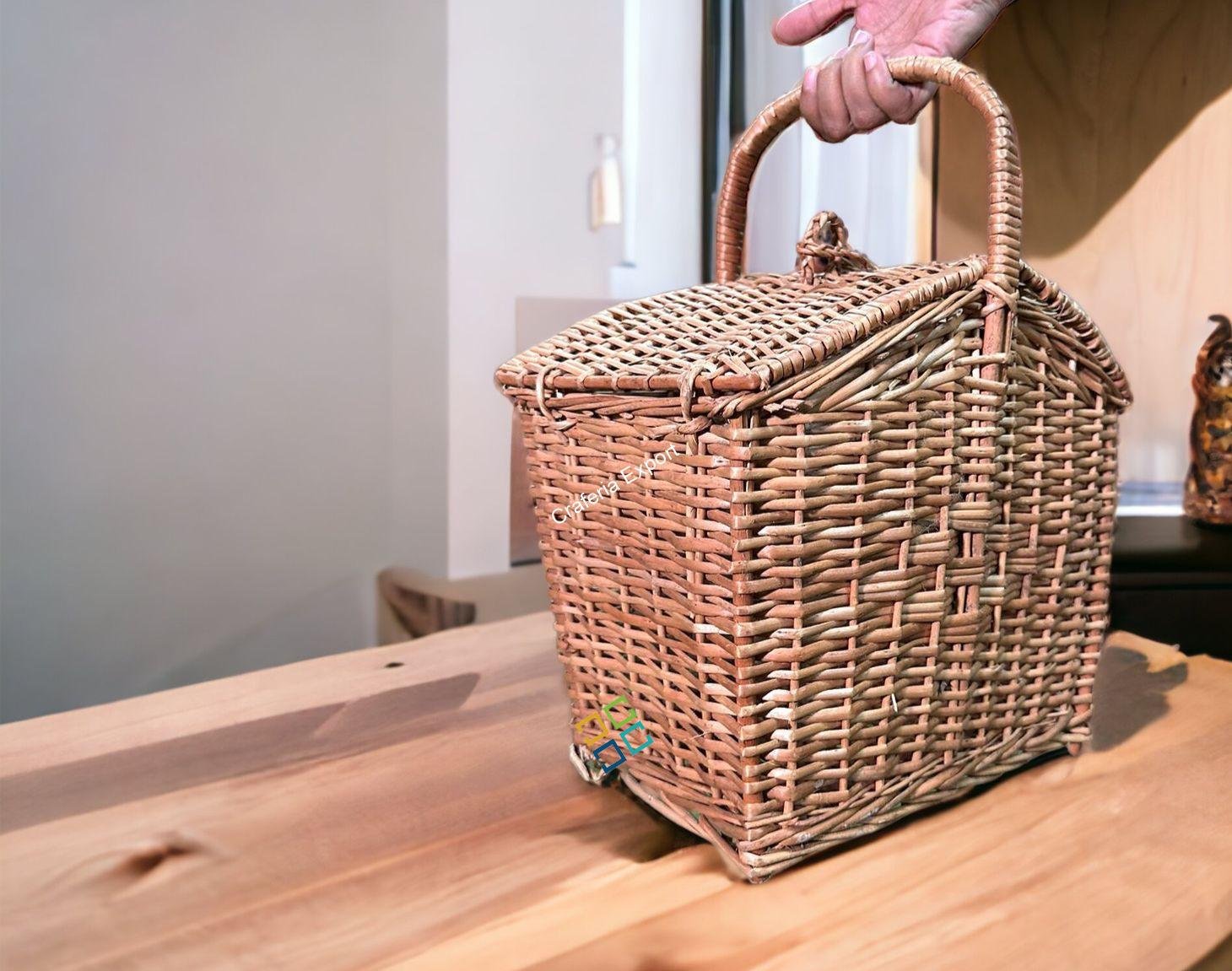 Cane Laundry Picnic Basket