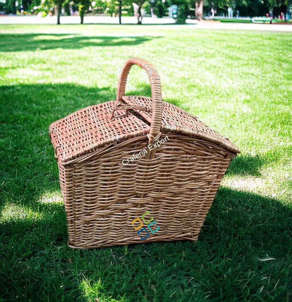 Cane Laundry Picnic Basket