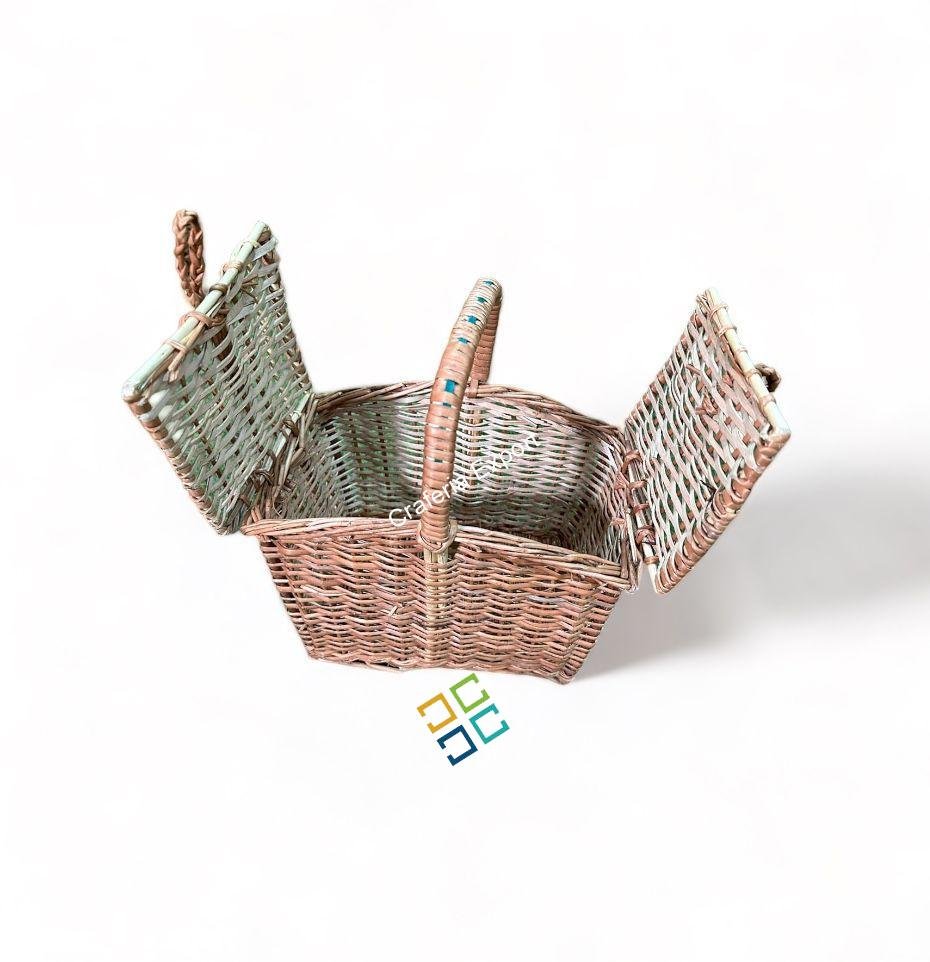 Cane Laundry Picnic Basket