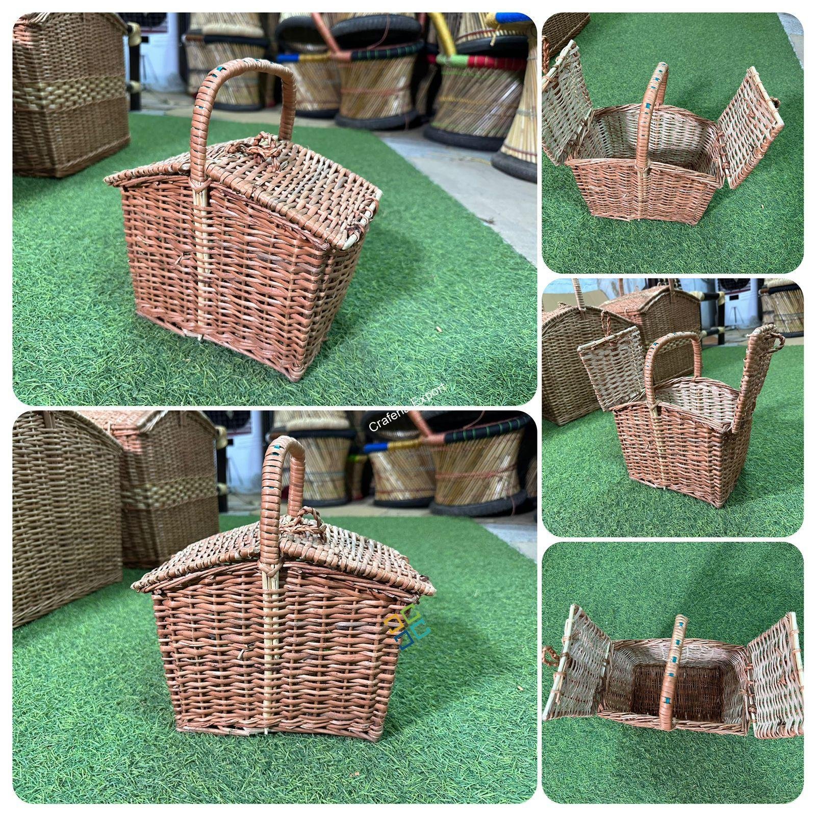 Cane Laundry Picnic Basket