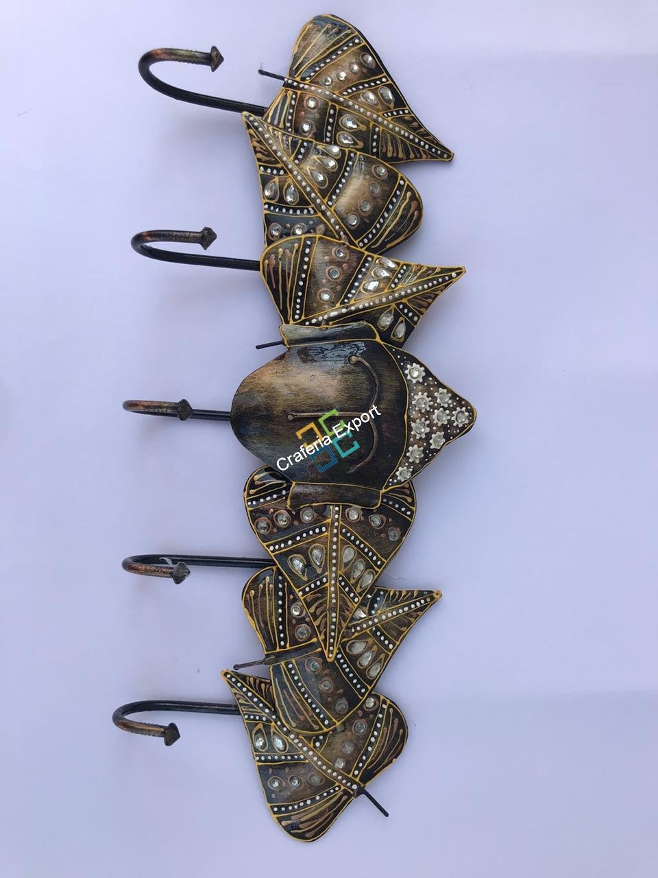 Beautiful Key Holder for Home Decor/Office Decor (Buddha Head with Leaf Keyholder) - Image 3