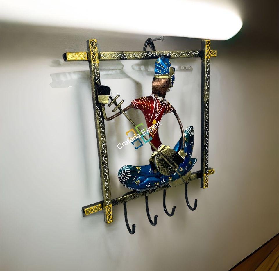 Musician metal key holder wall decorative handicraft - Image 2