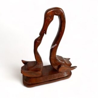 Wooden Decorative Swan Set Showpiece For living Room/Office Desk Decor Gift Item /Table Top Figurines