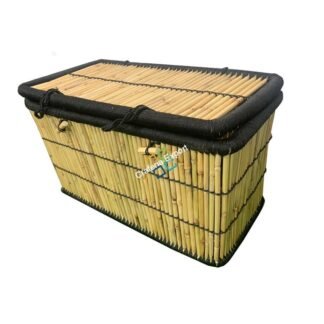 Modern Bamboo Decorative Storage Trunk for Home Hotel |Laundry Basket Multi Purpose |Storage Box