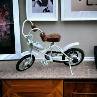 Wooden Wrought Iron Cycle Toy For Kids || Home Decor || Showpiece