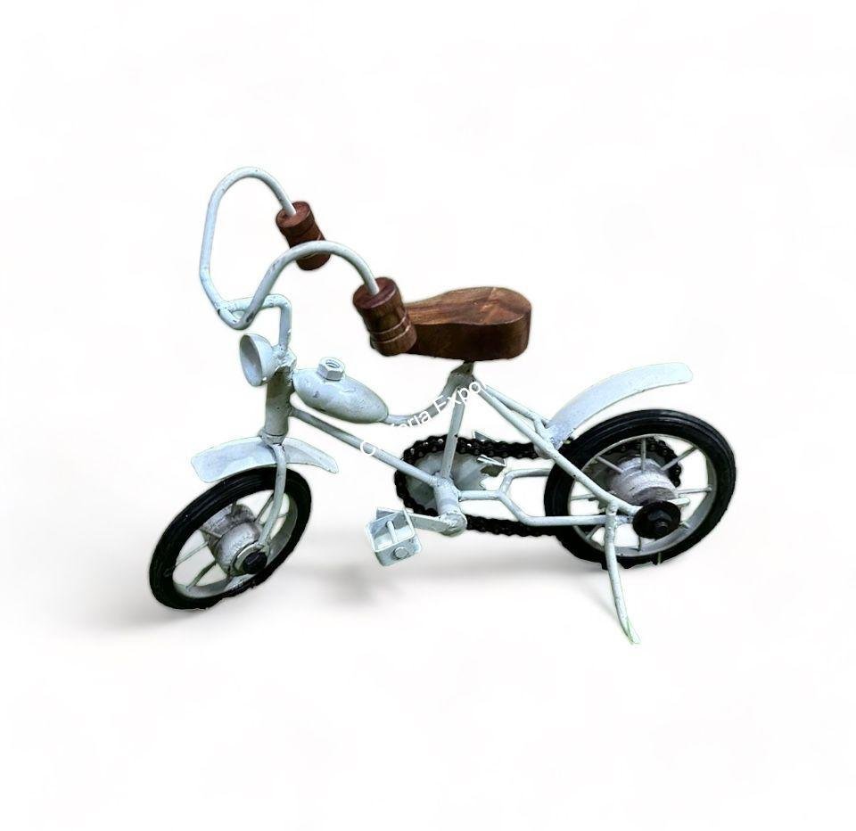 Wooden Wrought Iron Cycle Toy For Kids || Home Decor || Showpiece - Image 3